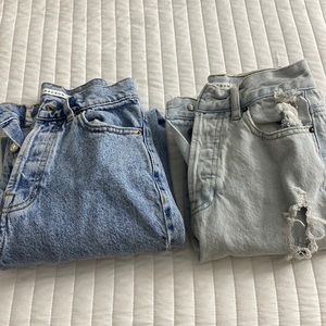 Pacsun High rise straight jeans